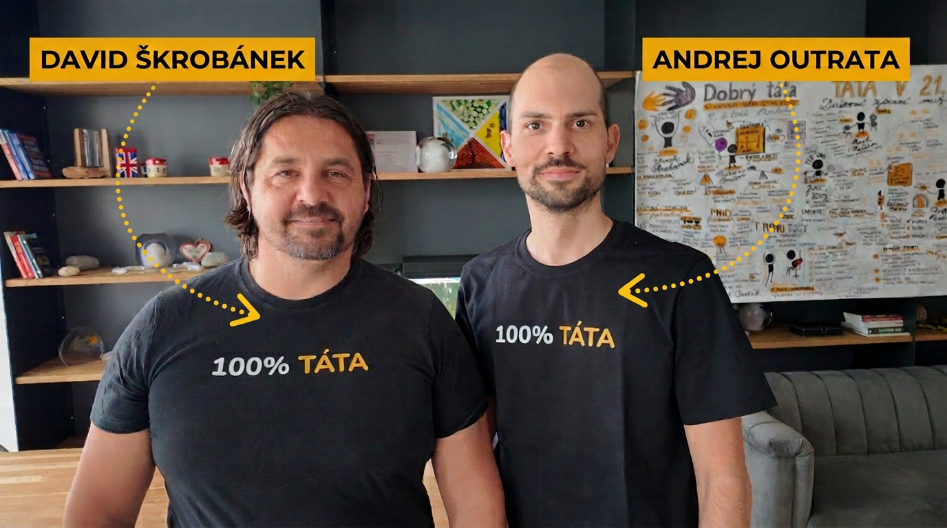 David Škrobánek a Andrej Outrata, tvůrci Tátosféry
